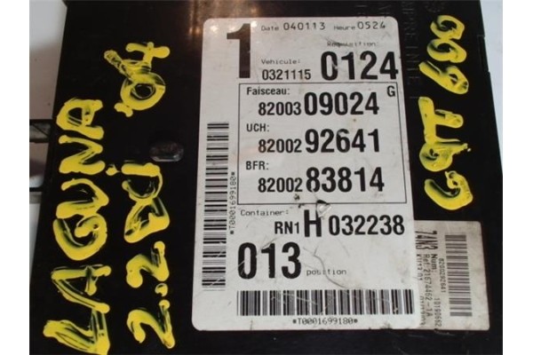 Recambio de centralita para renault laguna ii (bg0) 2.2 expression referencia OEM IAM 8200309024 8200292641 