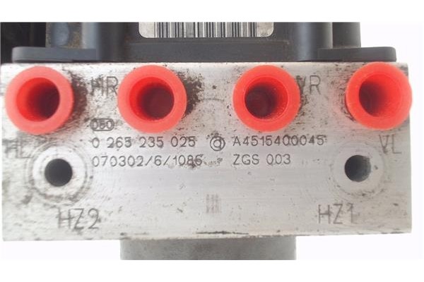 Recambio de nucleo abs para smart fortwo coupe 1.0 fortwo coupe (52kw) referencia OEM IAM A4515400045  