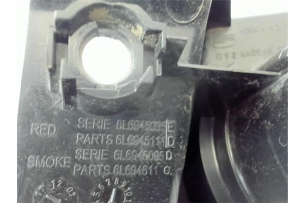 Recambio de piloto trasero izquierdo para seat ibiza (6l1) 1.4 fresh referencia OEM IAM 6L6945095  