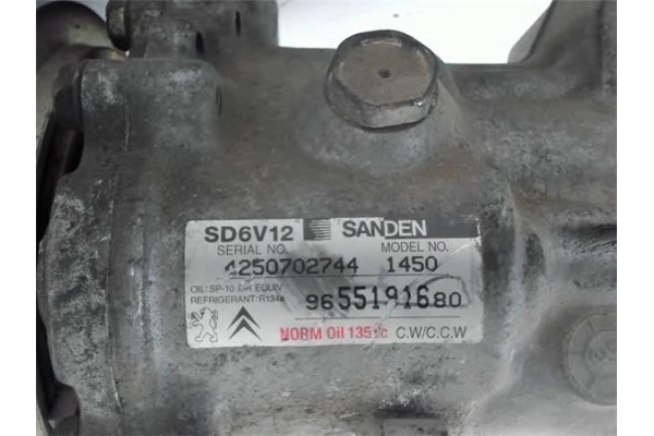 Recambio de compresor aire acond. para citroen xsara berlina 1.6 16v chrono referencia OEM IAM 9655191680  6453GZ , PEUGEOT | 64