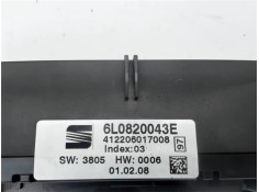 Recambio de mandos climatizador para seat ibiza (6l1) 1.4 fresh referencia OEM IAM 6L0820043E 412206017008 