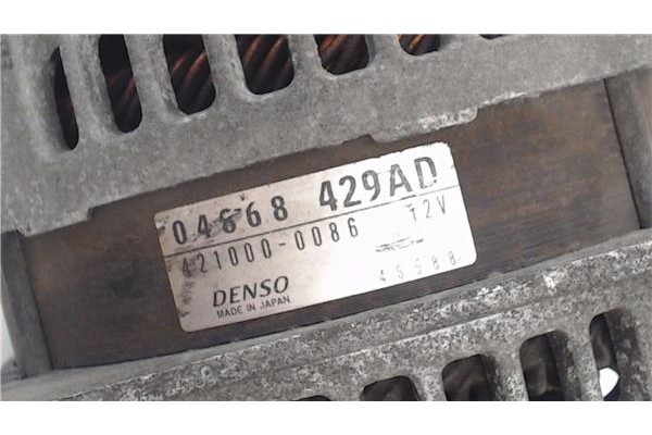Recambio de alternador para chrysler voyager (rg) 2.5 crd referencia OEM IAM 4210000086 04868429AD 