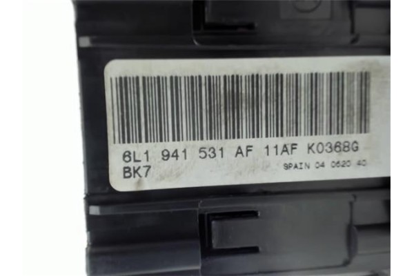 Recambio de mando de luces para seat ibiza (6l1) 1.4 fresh referencia OEM IAM 6L1941531AF  