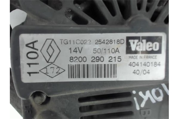 Recambio de alternador para renault megane ii berlina 5p 2.0 confort authentique referencia OEM IAM 8200290215  7711135332 , REN