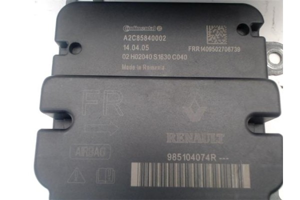 Recambio de kit airbag para renault zoe electrico referencia OEM IAM 681001600R  