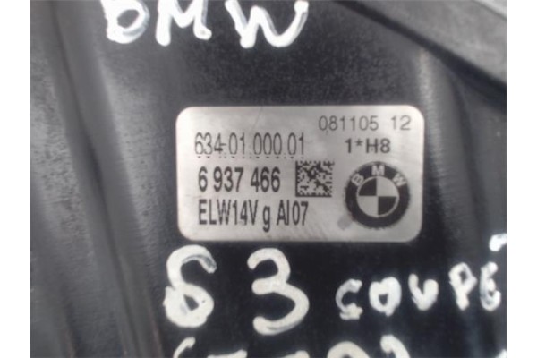 Recambio de faro antiniebla para bmw serie 3 coupe (e92) referencia OEM IAM 6937466  63176937466 , BMW | 63176948374 , BMW | 631