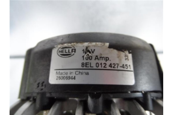 Recambio de alternador para opel corsa c 1.7 edition referencia OEM IAM 8EL012427451 HELLA  Recambio de alternador para opel corsa c 1.7 edition referencia OEM IAM 8EL012427451 HELLA