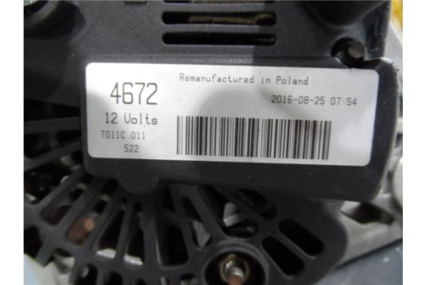 Recambio de alternador para renault megane ii (bm0/1_, cm0/1_) 1.5 dci (bm0f, cm0f) referencia OEM IAM TG11C011 4672 