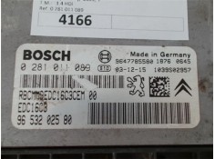 Recambio de centralita para peugeot 206 sw 1.4 hdi referencia OEM IAM 9653202580 0281011089 