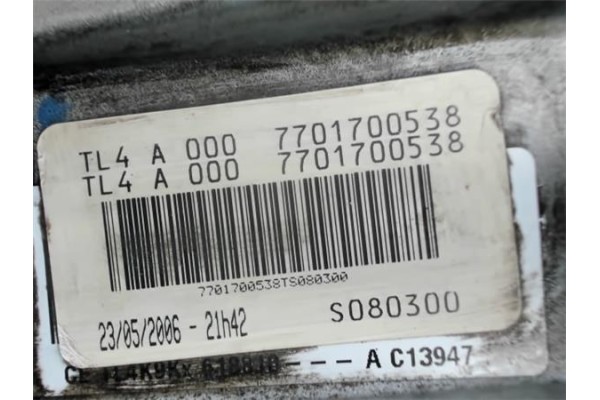 Recambio de caja cambios manual para renault scenic ii (jm) 1.9 adventure by coronel tapiocca referencia OEM IAM TL4A000  