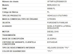 citroen berlingo del año 2001