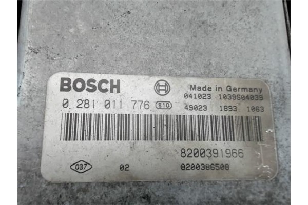 Recambio de centralita para renault scenic ii (jm) referencia OEM IAM 8200391966 0281011776 