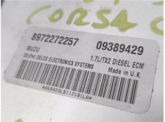 Recambio de centralita para opel corsa c 1.7 club referencia OEM IAM 8972272257 09389429 
