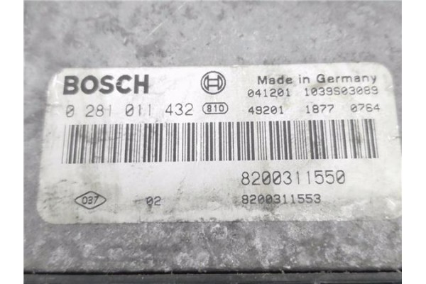 Recambio de centralita para opel movano furgón (f9) 2.5 dti referencia OEM IAM 8200311550 0281011432 