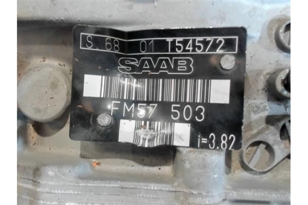 Recambio de caja cambios manual para saab 9-3 berlina 2.2 tid referencia OEM IAM FM57503 S6801T54572 
