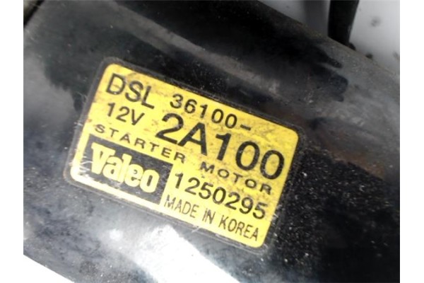 Recambio de motor arranque para kia cee´d 1.6 crdi 115 referencia OEM IAM 1250295 361002A100 