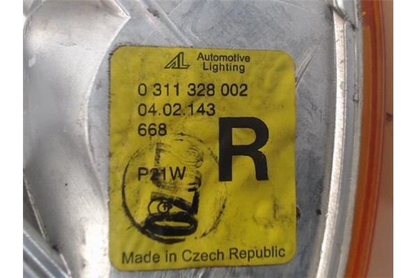 Recambio de intermitente delantero dcho para bmw serie 3 berlina (e46) referencia OEM IAM 0311328002  