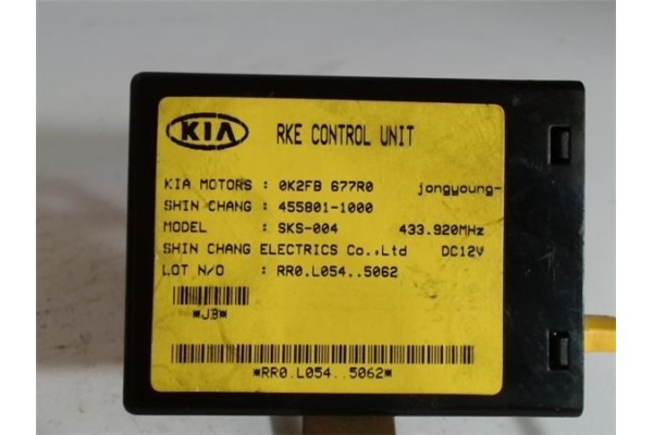 Recambio de centralita cierre para kia carens (rs) 2.0 crdi ex monovolumen referencia OEM IAM 0K2FB677R0 4558011000 