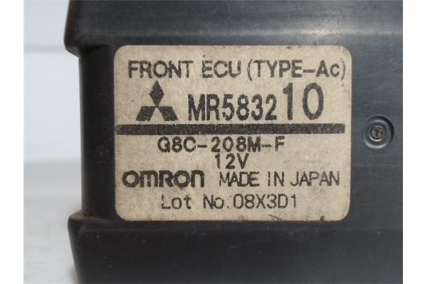 Recambio de centralita para mitsubishi montero pinin (h60/h70) 2.0 2000 gdi (3-ptas.) referencia OEM IAM MR583210 G8C208MF 