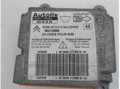 Recambio de centralita airbag para citroen berlingo 1.6 hdi 75 collection combi referencia OEM IAM (603602500) (9653190880) 