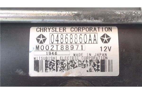 Recambio de motor arranque para chrysler grand voyager (rt) 2.8 limited referencia OEM IAM 4868860AA 04868860AA 