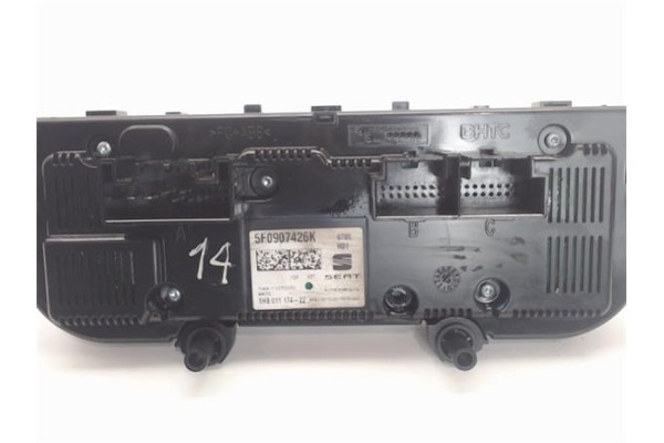 Recambio de mandos climatizador para seat leon (5f1) referencia OEM IAM 5F0907426K  