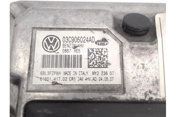Recambio de centralita para volkswagen polo (9n1) 1.4 highline referencia OEM IAM 03C906024AD IAW4HV.AD/6160141702 
