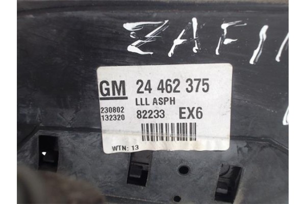 Recambio de retrovisor electrico izquierdo para opel zafira a referencia OEM IAM 24462375  