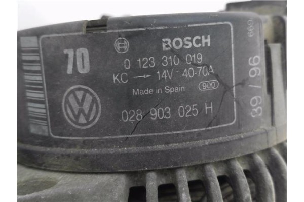 Recambio de alternador para volkswagen golf iii (1h1) 1.4 referencia OEM IAM 123310019 028903025H 