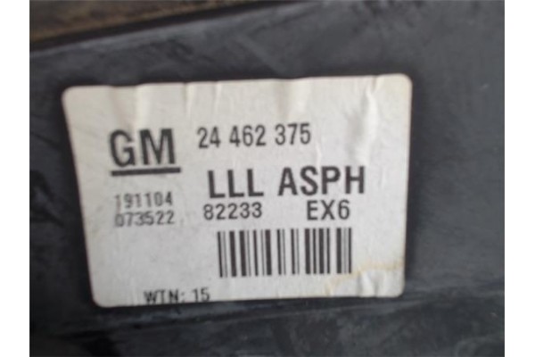 Recambio de retrovisor electrico izquierdo para opel zafira a referencia OEM IAM 24462375  