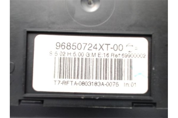 Recambio de mandos climatizador para peugeot 308 1.6 confort referencia OEM IAM 96850724  