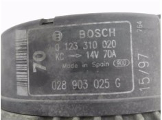 Recambio de alternador para seat ibiza (6k3) 1.4 referencia OEM IAM 123310020 028903025G 