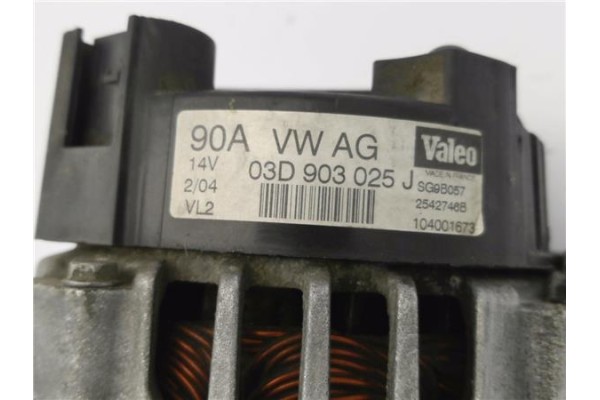 Recambio de alternador para volkswagen polo iv (9n1) 1.2 12v referencia OEM IAM 03D903025J  