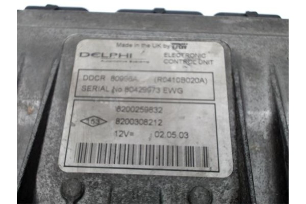 Recambio de centralita encendido para renault megane ii (bm0/1_, cm0/1_) 1.5 dci (bm0f, cm0f) referencia OEM IAM 8200308212  