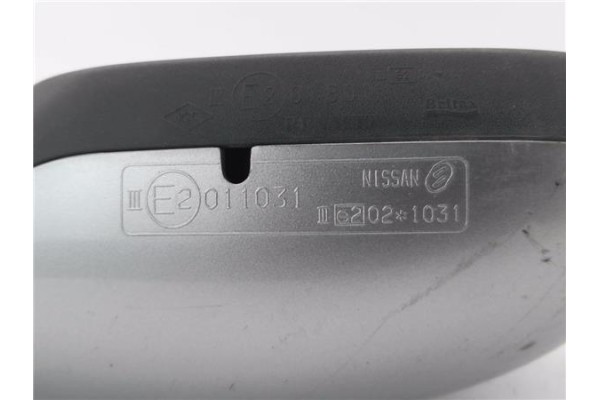 Recambio de retrovisor electrico derecho para nissan micra (k12e) 1.2 16v referencia OEM IAM E2011031  
