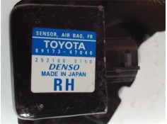 Recambio de sensor airbag lateral delantero derecho para toyota prius (zvw30) 1.8 executive referencia OEM IAM 8917347040 252100