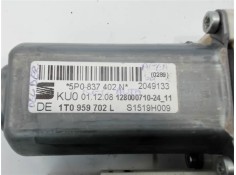 Recambio de motor elevalunas delantero derecho para seat altea (5p1) referencia OEM IAM 1K0959792P 1T0959702L 