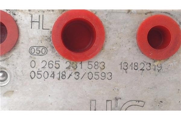 Recambio de nucleo abs para opel corsa c 1.2 twinport referencia OEM IAM 265231583 93192618 