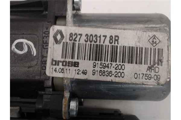 Recambio de motor elevalunas trasero derecho para renault scenic iii (jz) referencia OEM IAM 827303178R  