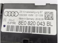 Recambio de mandos climatizador para seat exeo st (3r5) 2.0 reference referencia OEM IAM 8E0820043BL  