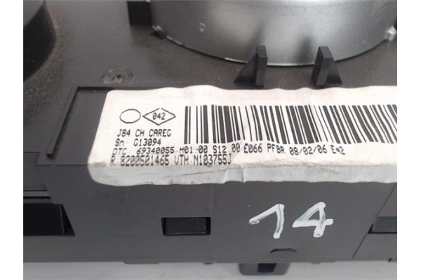 Recambio de mandos climatizador para renault scenic ii (jm) referencia OEM IAM 8200501465 69340055 