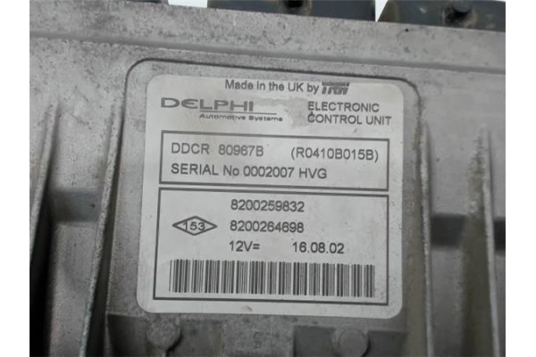 Recambio de centralita para renault megane ii berlina 3p 1.5 authentique confort referencia OEM IAM 8200259832 8200264698 