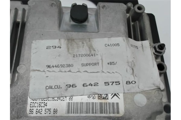 Recambio de centralita para citroen c4 berlina 1.6 hdi referencia OEM IAM 9664257580 9644692380 