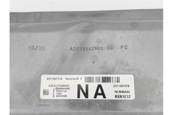 Recambio de centralita para renault clio v 1.0 business referencia OEM IAM 237103717S A3C014790001 