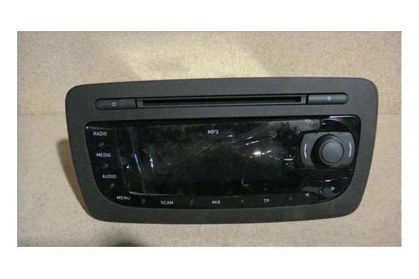 Recambio de radio / cd para seat ibiza berlina (6j5) 1.4 16v referencia OEM IAM 6J1035153F 5EZA1K1118599 