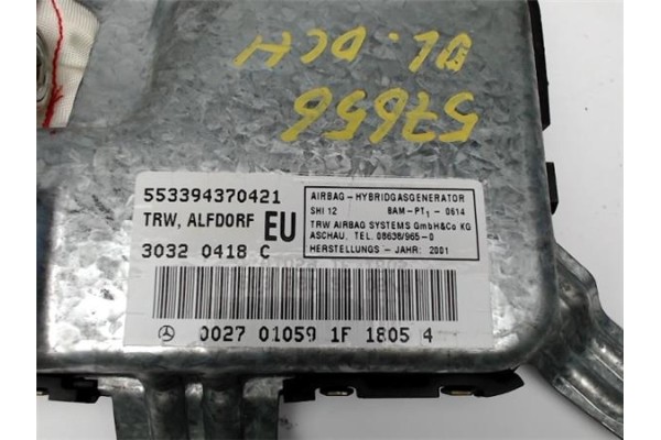 Recambio de airbag lateral delantero derecho para mercedes-benz clase c (bm 203) berlina 2.2 220 cdi (203.006) referencia OEM IA
