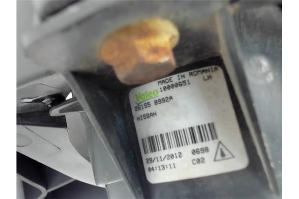 Recambio de faro antiniebla izquierdo para nissan qashqai +2 (jj10) 1.6 dci referencia OEM IAM 261558992A  261558990A , NISSAN |