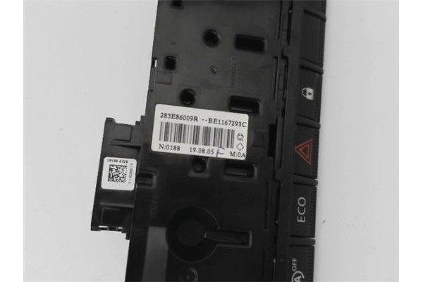 Recambio de interruptor luces emergencia para renault clio v 1.0 business referencia OEM IAM 283E86009R BE1167293C 