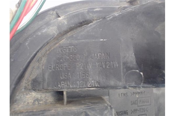 Recambio de piloto trasero derecho para suzuki baleno berlina (sy/eg) referencia OEM IAM 22032021  