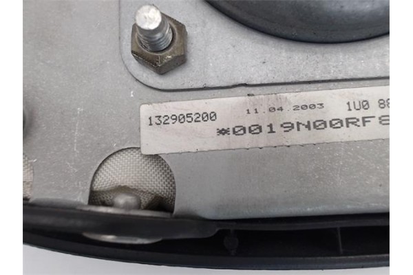 Recambio de airbag volante para skoda octavia berlina (1u2) referencia OEM IAM 132905200  
